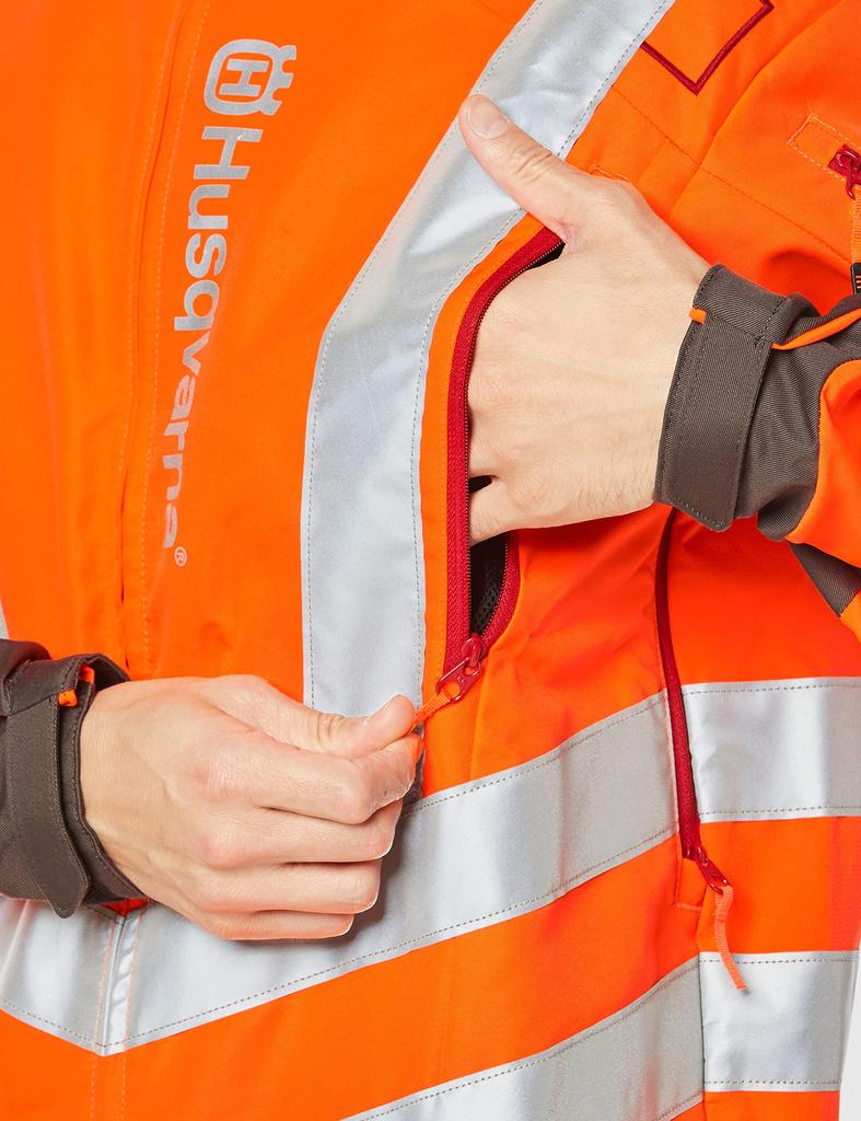 Husqvarna B&T Jacket Hi-Vis, Size L, 54/56, Workwear