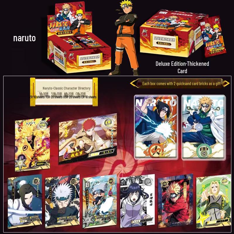 Naruto Sammel-Trading Cards: Klassische & Deluxe Studenten-Anime-Edition