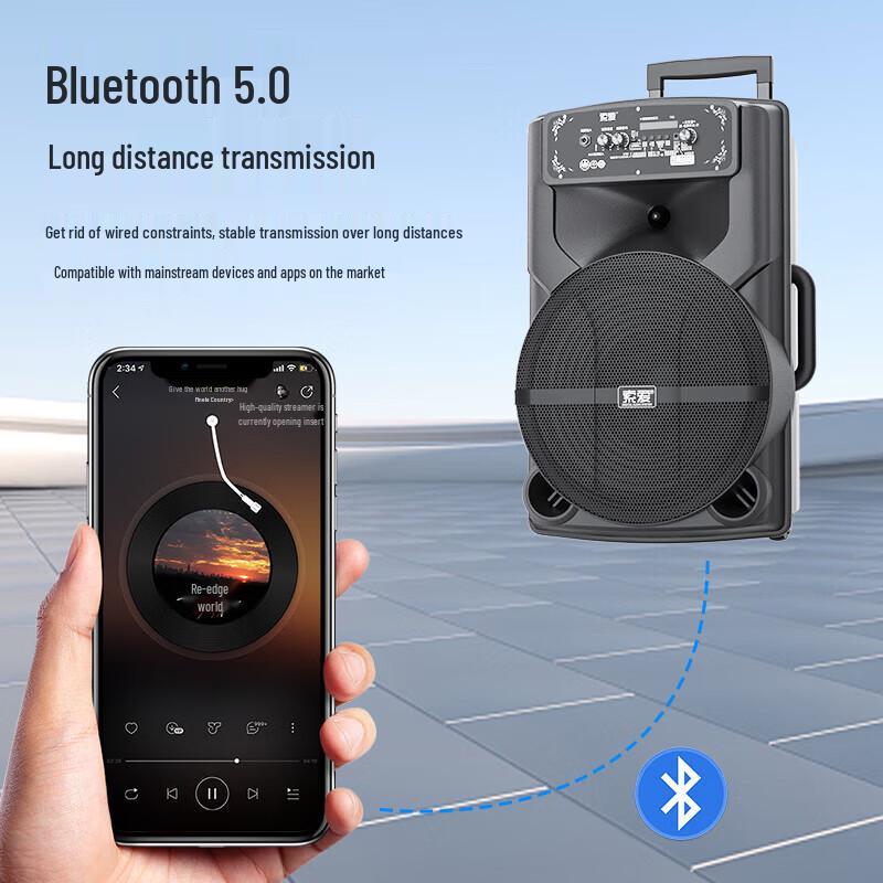 Soli T82 High-Power Portable Karaoke Speaker