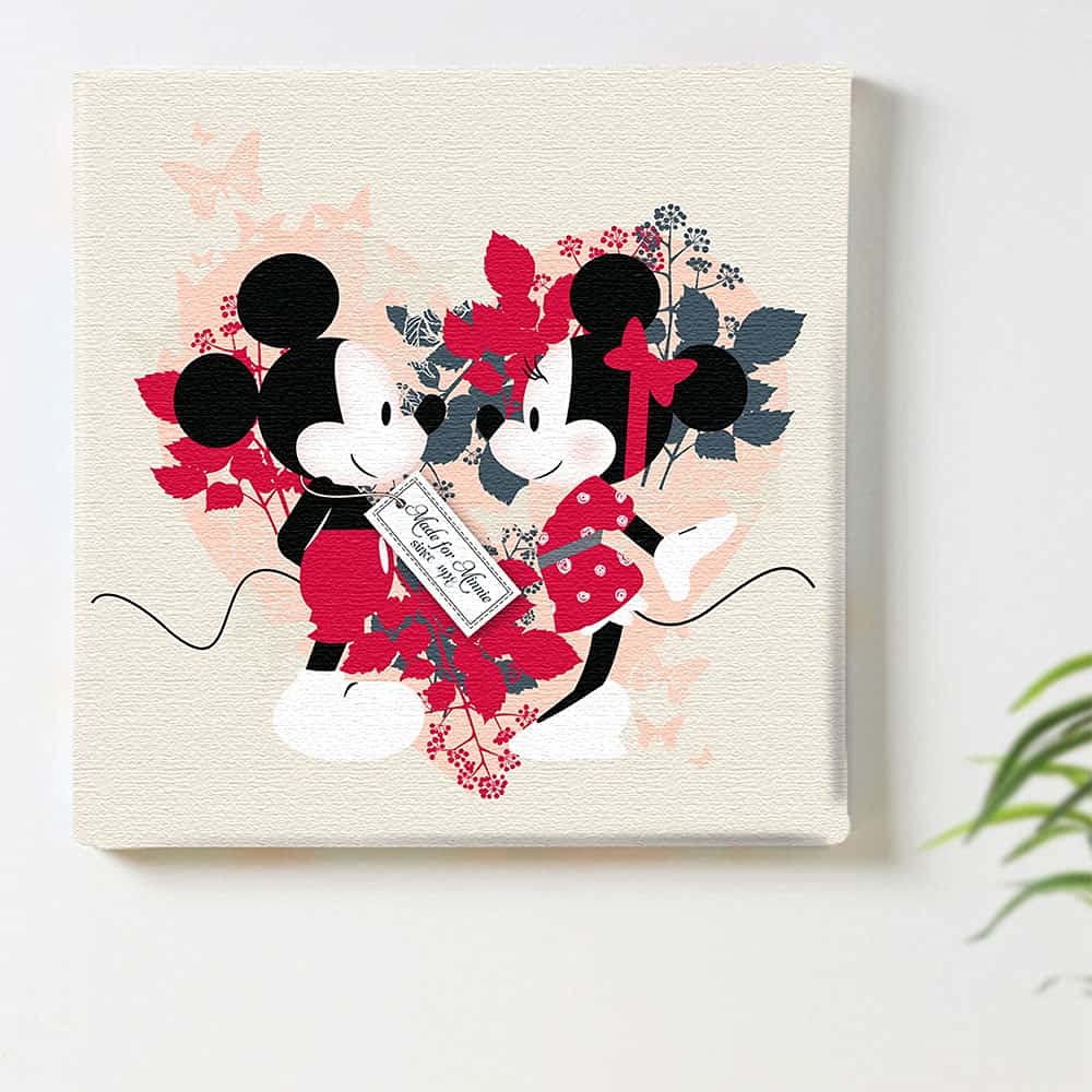Disney Mickey Mouse Art 30cm x Made in Stylish Interior Living Room Minnie Christmas Fabric Panel Panel, 30cm, Japan, Poster, Decor, Decor, Mouse,