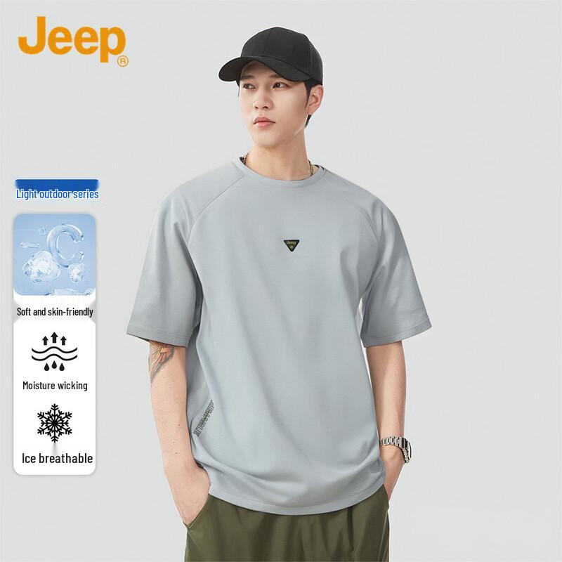 

JEEP Men s Light Outdoor Casual Short Sleeve T-Shirt XL