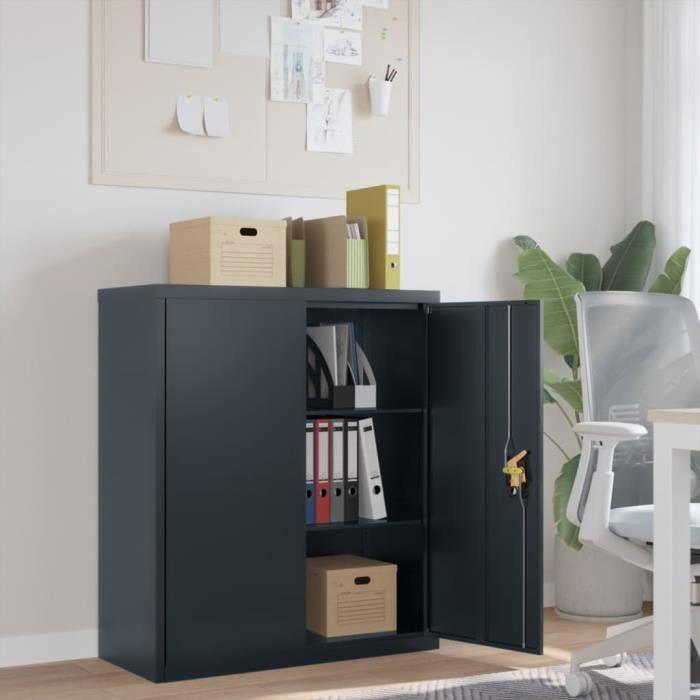 VidaXL Anthracite Filing Cabinet 90x40x105 Cm Steel 339739