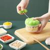 Manual Garlic Mincer Stainless Steel Blade and Hand Drawstring Food Vegetable Cutting Machine Meat Grinder Kitchen Gadgets