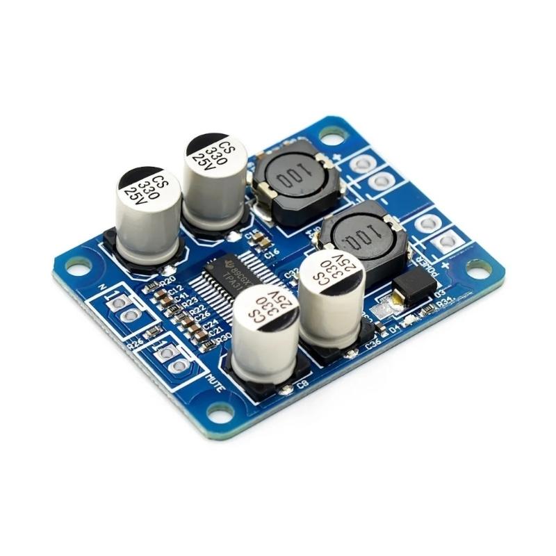 Highly Power 60W Single Channel Audios Power Amplifier Module TPA3118 Chip for DIY Speaker Project DC8-24V Power Supply