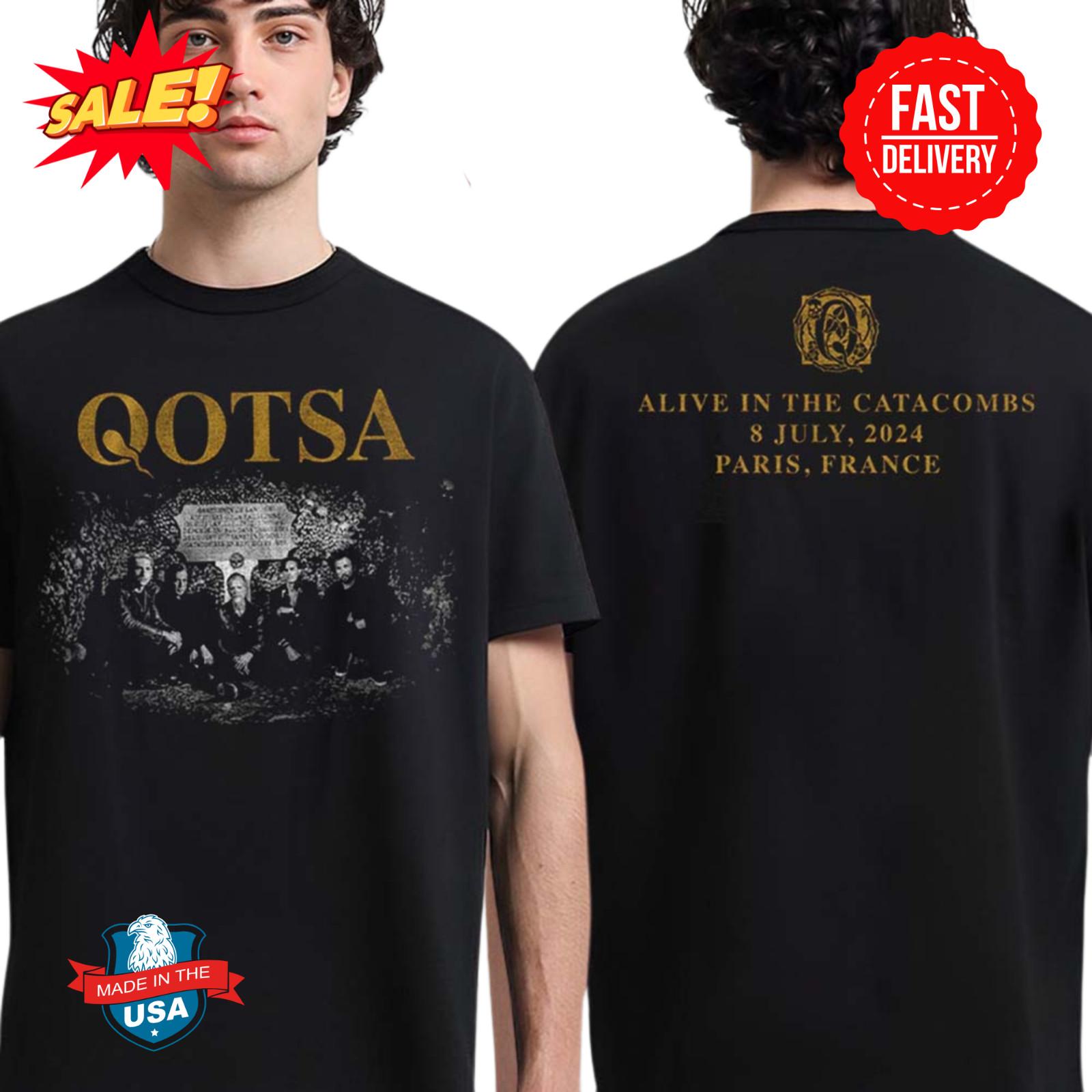 Queens of the Stone Age Alive In The Catacombs 8 July 2024 T-Shirt XXXXL