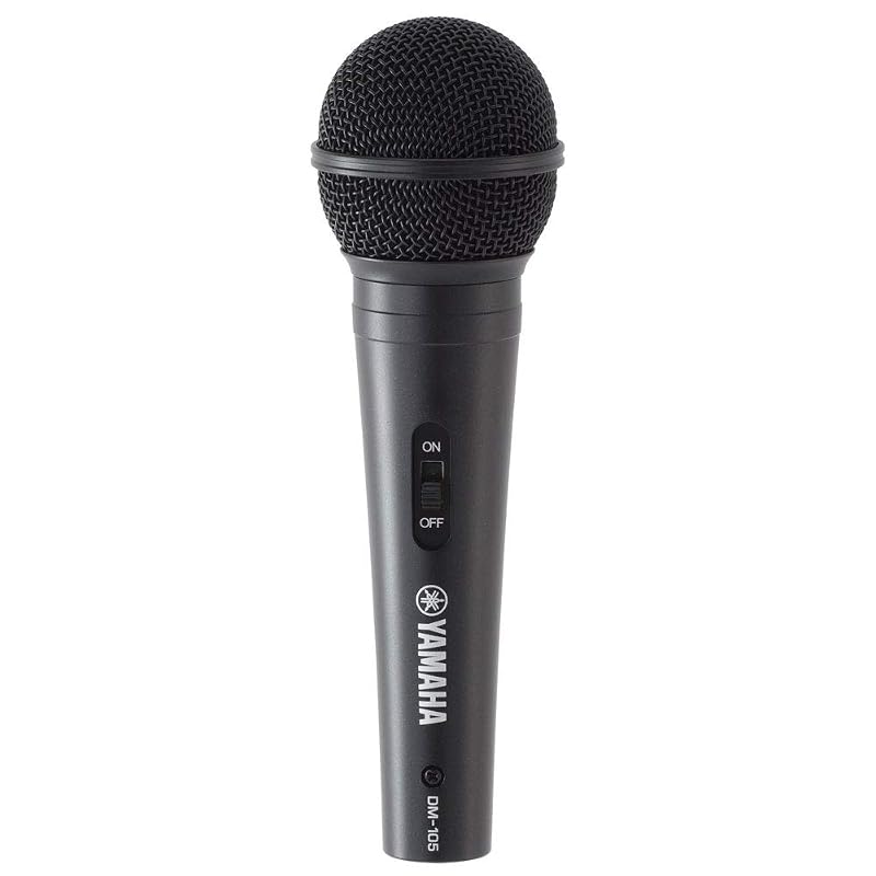Yamaha DM-105 Dynamic Microphone, Unidirectional, Includes 5m XLR-to-Phone Cable
