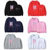 BTS-Sweatshirt mit Printmuster und Fleecefutter für jugendliche Fans