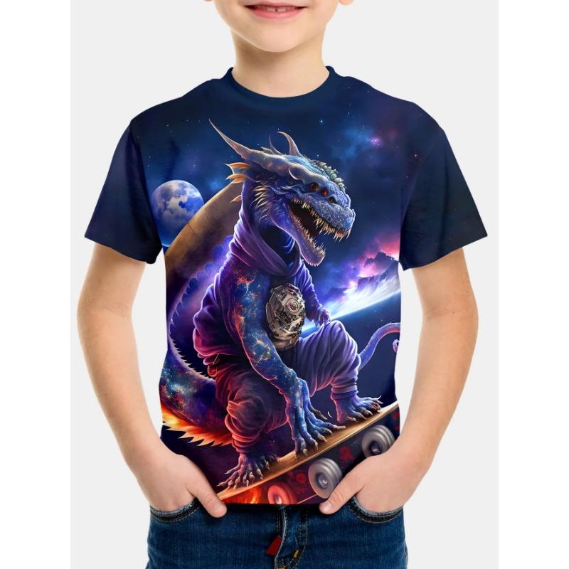 Top Clothes for Children Baby Golden Football Boys Clothing Child -shir T Shirt T-shirty Short Sleeve Children's T-shirt Tops