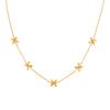 Vnox Multiple Styles Stainless Steel Necklace For Women, Heart Flower Star 18K Gold Plated Choker Accessories Charms Jewelry