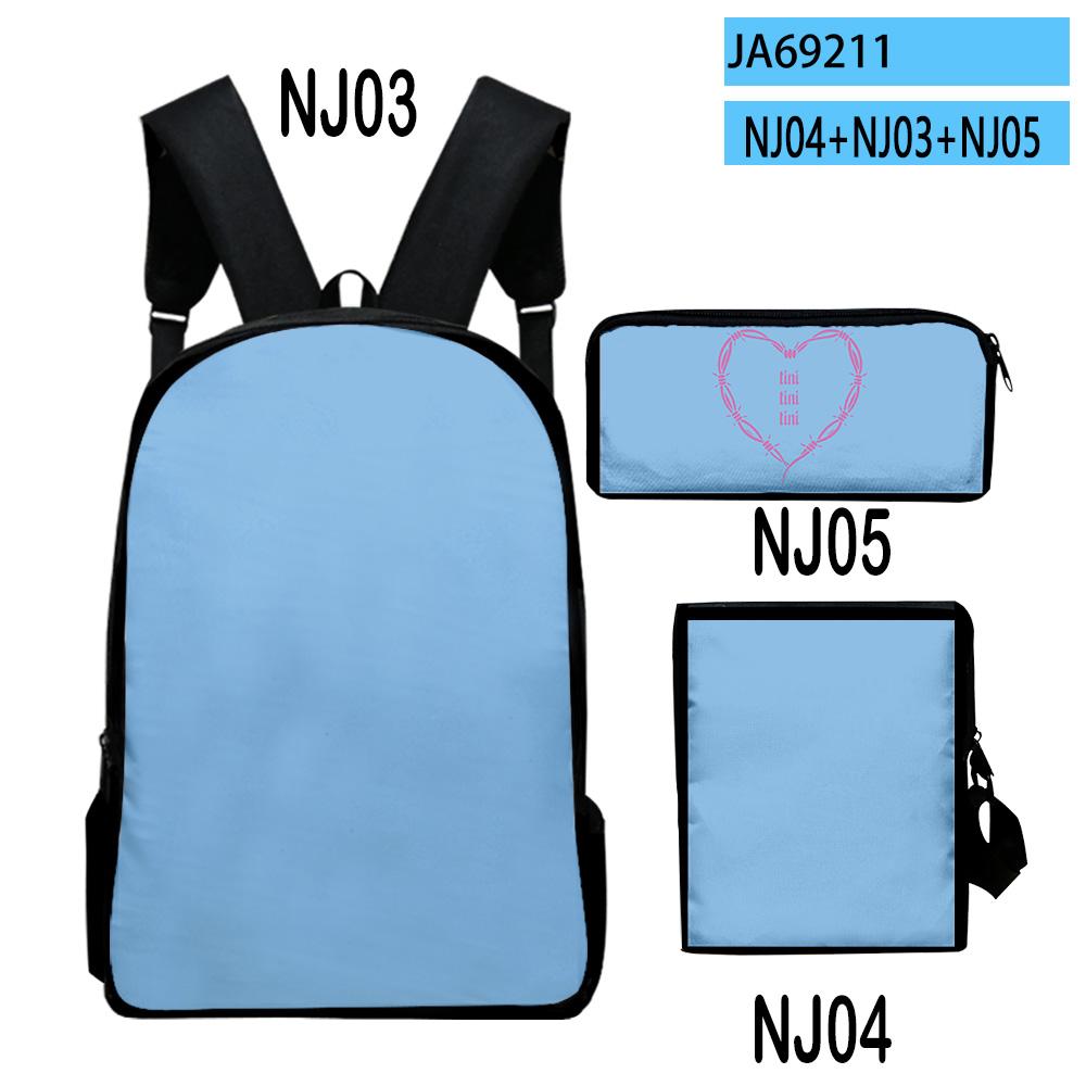Popular Youthful Tini Stoessel Tour 3D Print 3pcs/Set Student Travel bags Laptop Daypack Backpack Shoulder Bag Pencil Case