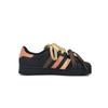 Adidas Originals SUPERSTAR Slip Resistant Low top Skateboard Shoes Unisex Black Brown EG4959(Team462-)
