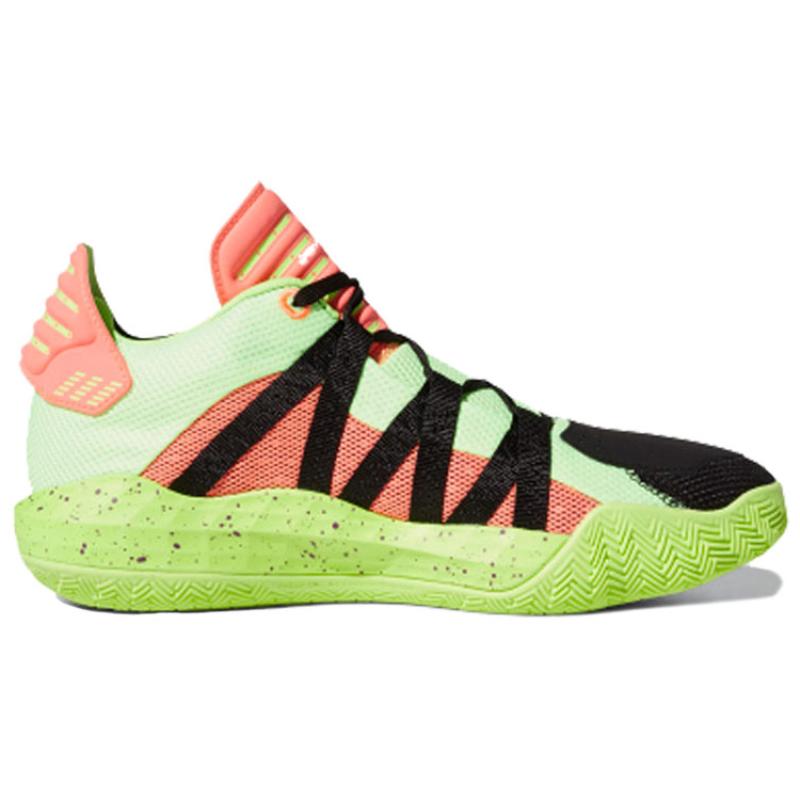Adidas Dame 6 Signal Green Coral Sneakers EF9871