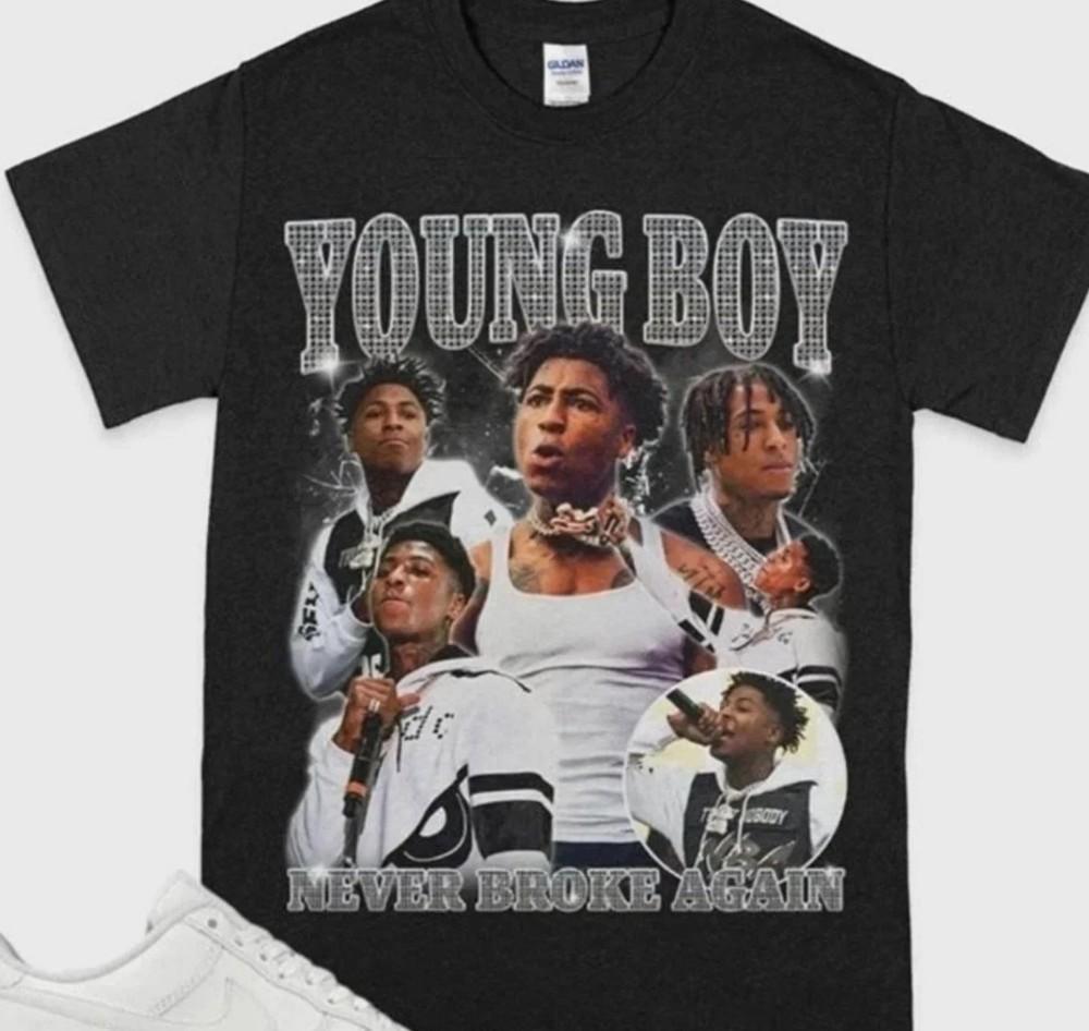 Classic YoungBoy Never Broke Again NBA Unisex Unisex S-5XL Shirt Unisex T-Shirt M