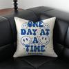 H-Healing Text Cushion Cover Pillow Case Anti-Dustmite Invisible Zipper Silky Plush Cushion