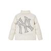 MLB New York Yankees Daunenjacken Unisex Elfenbein Stehkragen Verdickte Pufferjacke 3ADJM0636-50IVS
