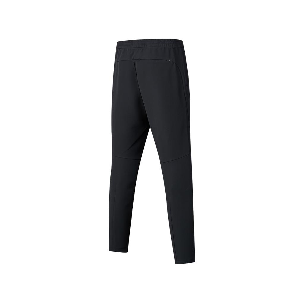 Saucony Urban Commuter Series Stretch Mid-Rise Straight-Leg Knit Sports Pants Men Pants Black SC2240114E-BK01