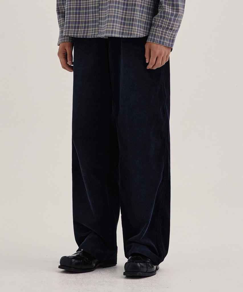 KIIMUIR Washed Corduroy Pants_Navy