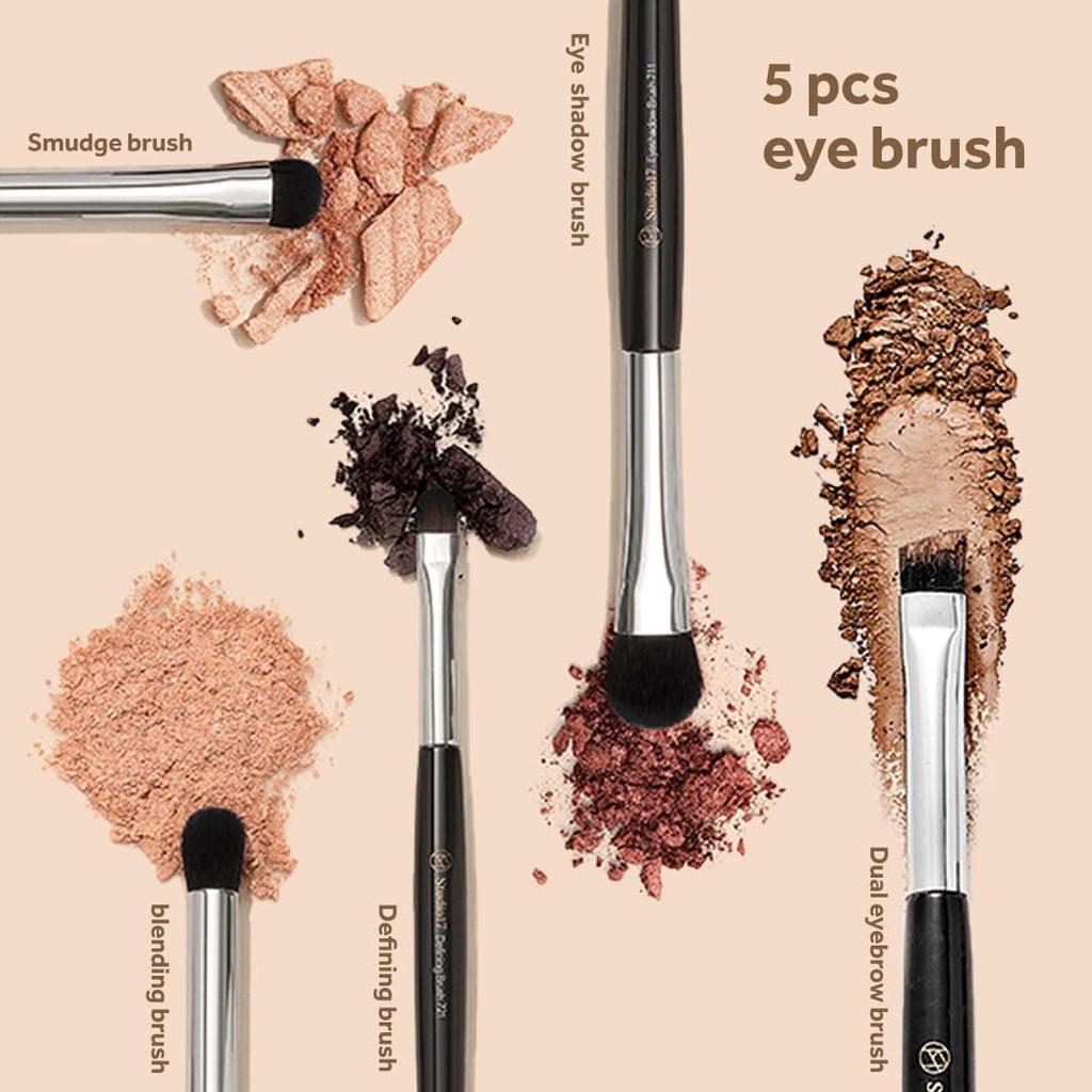Eye makeup brush set Eyeshadow brush Eyeshadow brush Eye makeup Brush set Present Gift Korean cosmetics Oryang Olive Young [studio17] (5-piece set)