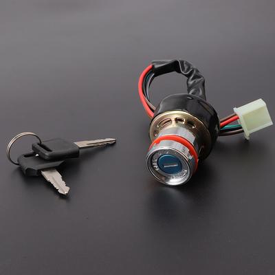 Car Motorcycle Ignition Switch 3 Position 6 Wire With 2 Keys for Harley Yamaha Honda Suzuki Scooter ATV Dirt Bike Go Kart Parts