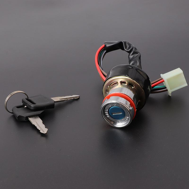 

Car Motorcycle Ignition Switch 3 Position 6 Wire With 2 Keys for Harley Yamaha Honda Suzuki Scooter ATV Dirt Bike Go Kart parts