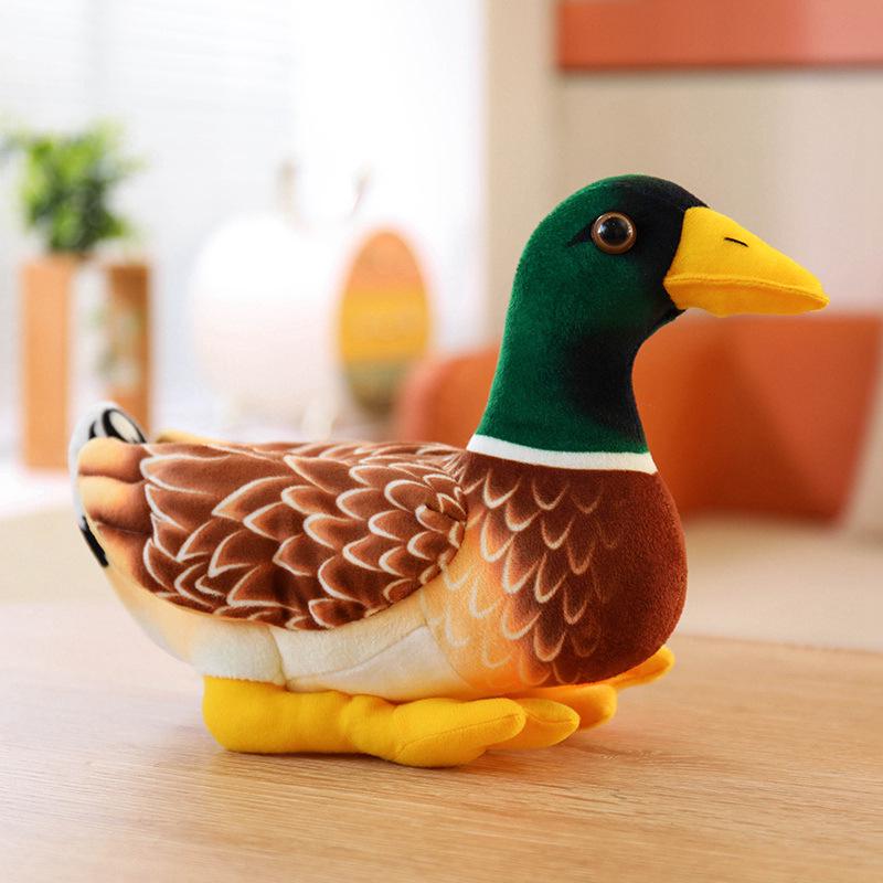 Mandarin Duck Plush Toy – Cute Cloth Doll Ornament for Kids' Birthday Gift