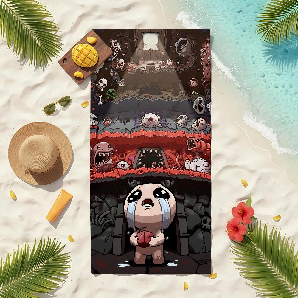 Game B-Binding Of I-Isaac Towel Soft Pool Gift For Travel Gym Shower Camping Quick Dry Sports Beach Towels