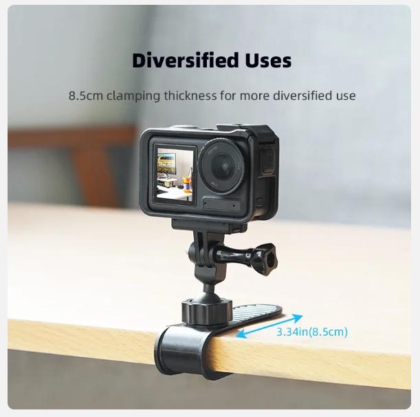 BRDRC Držák sluneční clony do auta pro Insta360 X3/Pocket 3/GoPro Hero 12 11 10 9 8 7/Akční kamera Příslušenství k chytrému telefonu