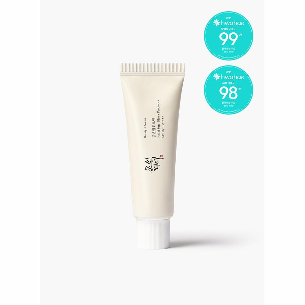 Beauty of Joseon Relief Sun Rice + Probiotics, 50ml (2pcs) SPF50+ PA++++,Korean