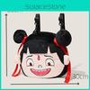 Nezha Smile Angry Expression Plush Backpack Cartoon Single Shoulder Gift Bag