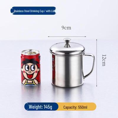 ZLIII 304 Stainless Steel Mug with Lid and Handle