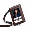 Protective ID Tag Badge Holder Buckle Flip Chest Card Bag Employee Pass Work Card Case  Student