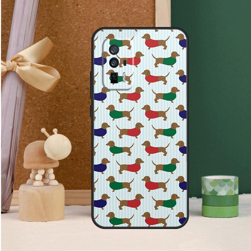 

Dachshund Sausage Dog Case For Xiaomi 15 14 Ultra 15T 13T 14T 17 Pro Max POCO F8 Ultra F7 F6 F5 X5 X6 X7 Pro Cover Xiaomi 17