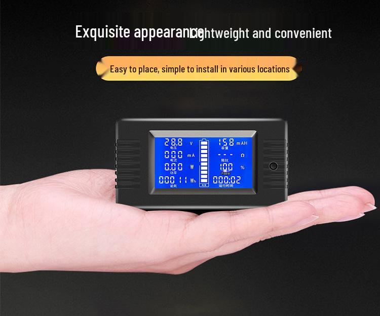 PZEM013/015 Battery Tester: Voltage, Current, Power, Capacity, Internal Resistance, Remaining Power Meter