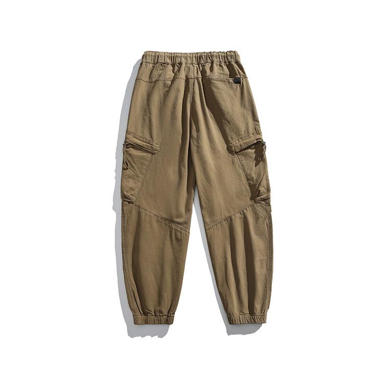 Retro Overalls New Men's Trousers Outdoor Sports Pants Men's Trendy Brand Wide Version Loose Casual Men's Pants
