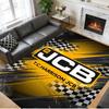 JCB Print Crystal Velvet Plush Rug Wear?Resistant Anti?Slip Floor Mat For Indoor Household Decoration