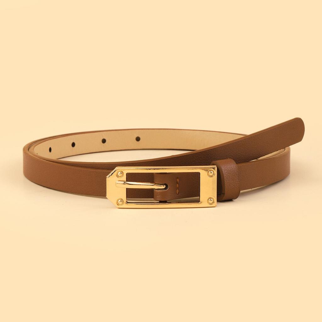 Ladies Fine Belt Alloy Pin Buckle Dress Sweater Decorative Sun Buckle Belt