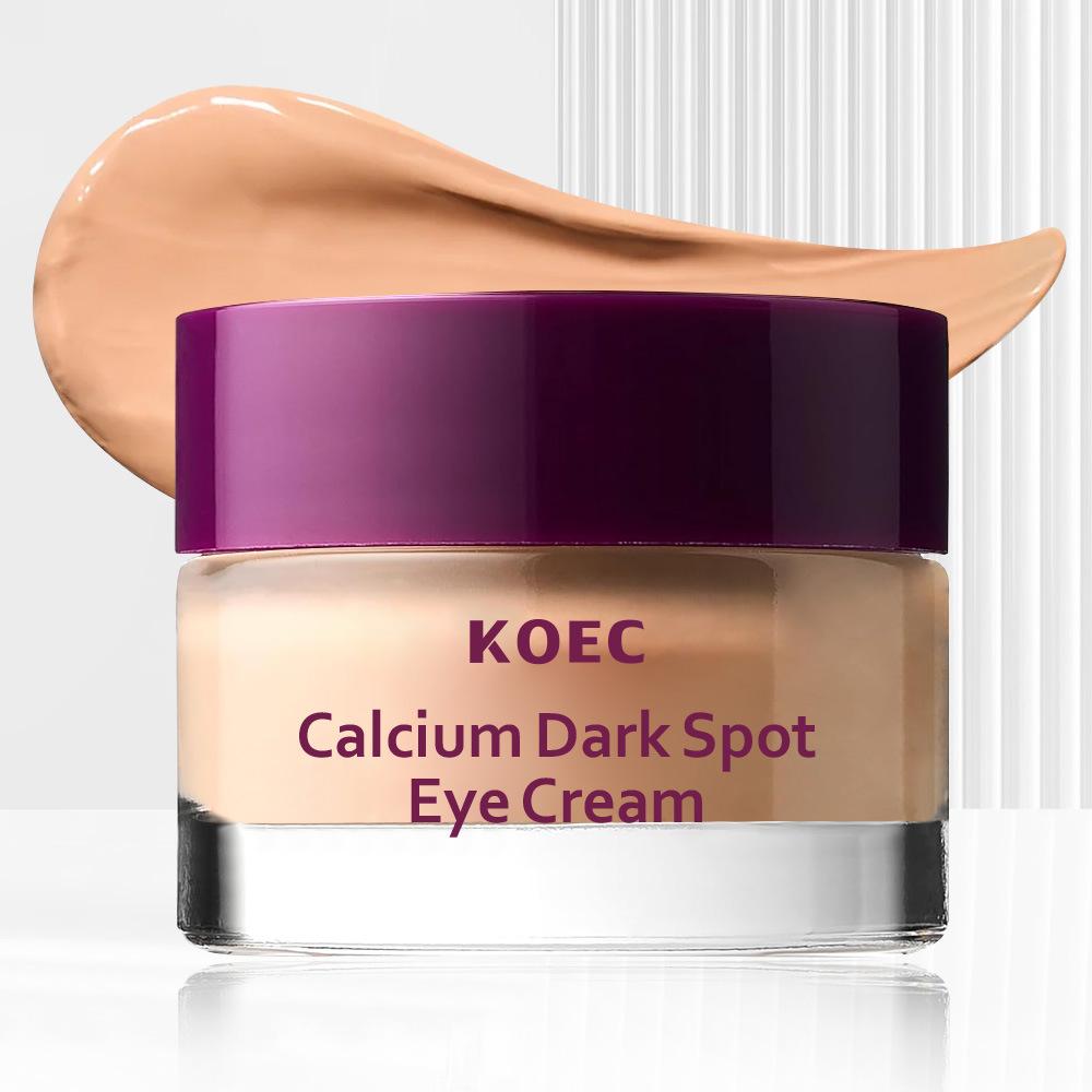 KOEC Calcium Dark Spot Eye Cream Melaxin Powerful Anti-Wrinkle Firming Eye Cream for Dark Circles, Puffiness, Fine Lines, Moisturizing, 15ml