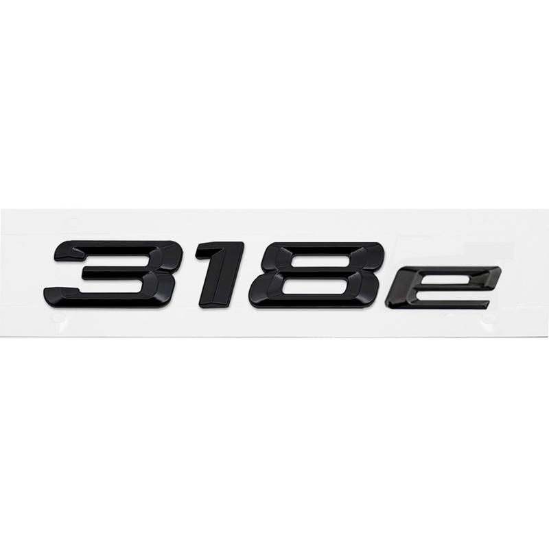 ABS Car Rear Trunk Logo Badge Emblem Sticker For BMW 3 series 316e 328e 318e 320e 325e 330e 335e E46 E90 E91 F30 F31 F34 G20