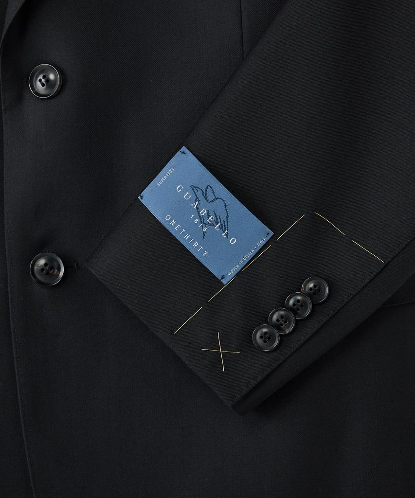 Stco [Four Seasons] Italy Guabello 130S Wool Suit Jacket_Black (Classic Fit)_Ssjwz93Csb