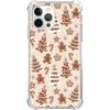 Brown Gingerbread Christmas Trees Case Compatible with iPhone 14 Pro, Cute Christmas Festival Case for iPhone 14 Pro, Cool TPU Bumper Phone Case