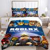 Inside Roblox Universe Print 3Pcs Bedding Set,Duvet Cover with 2 Bedro,Pillowcase Home Birthday Gift
