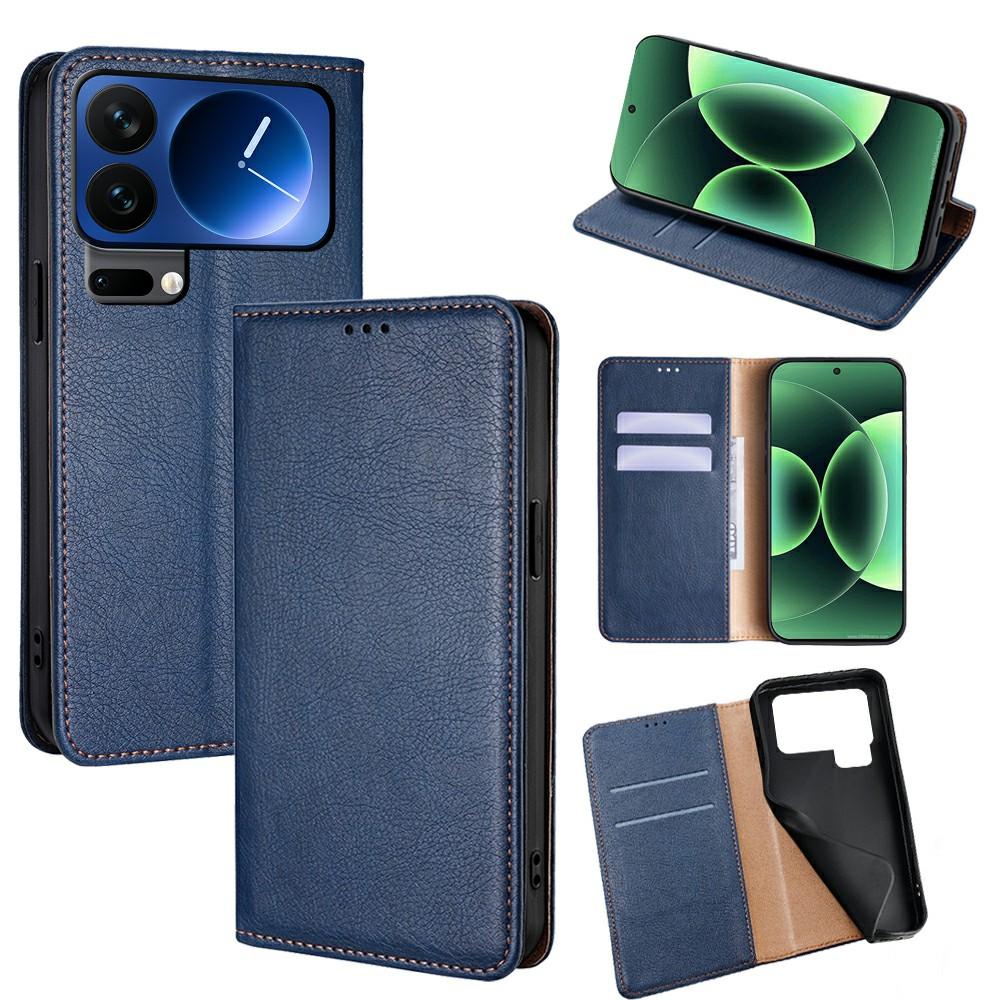 For Xiaomi 17 Pro Case Wallet PU Leather Magnetic Auto-Absorbed Phone Cover