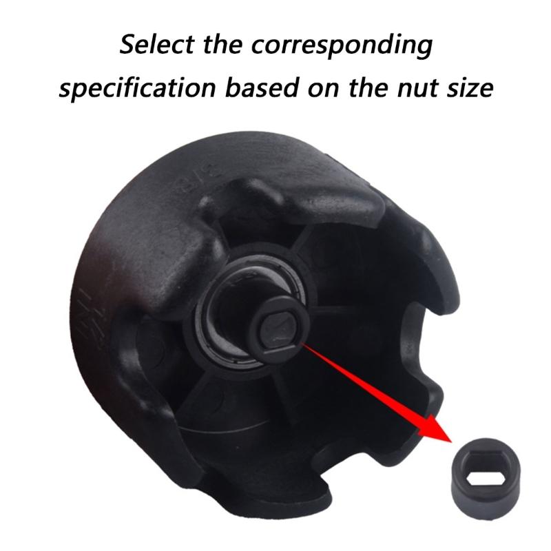 Fast Disassembly Sockets Tool Electric for Nut and Long Bolt Extraction Including Size Option 1/4, 3/8, 1/2Inch and Standard Drive