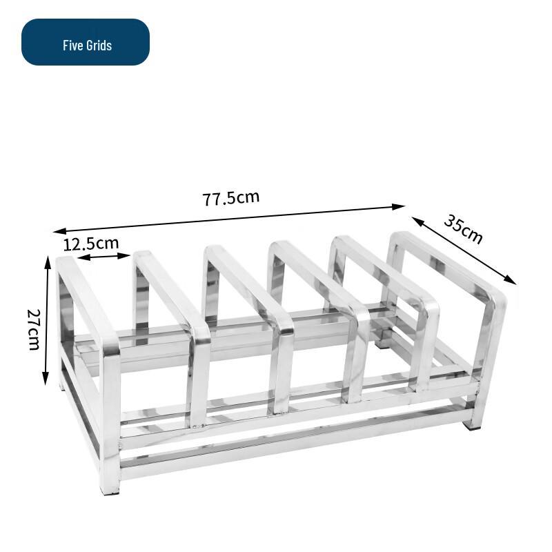 304 Stainless Steel Knife and Chopping Board Holder