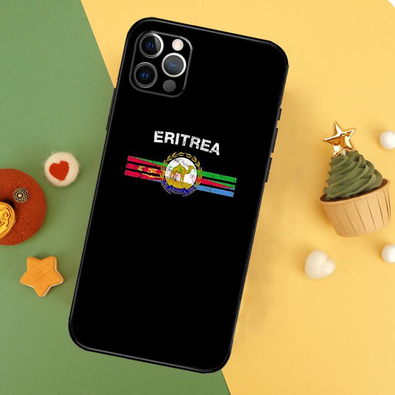 Eritrean Flag Phone Case For iPhone 17 16 16E 15 14 12 11 13 Pro Max 12 13 Mini 17Air Shockproof Cover