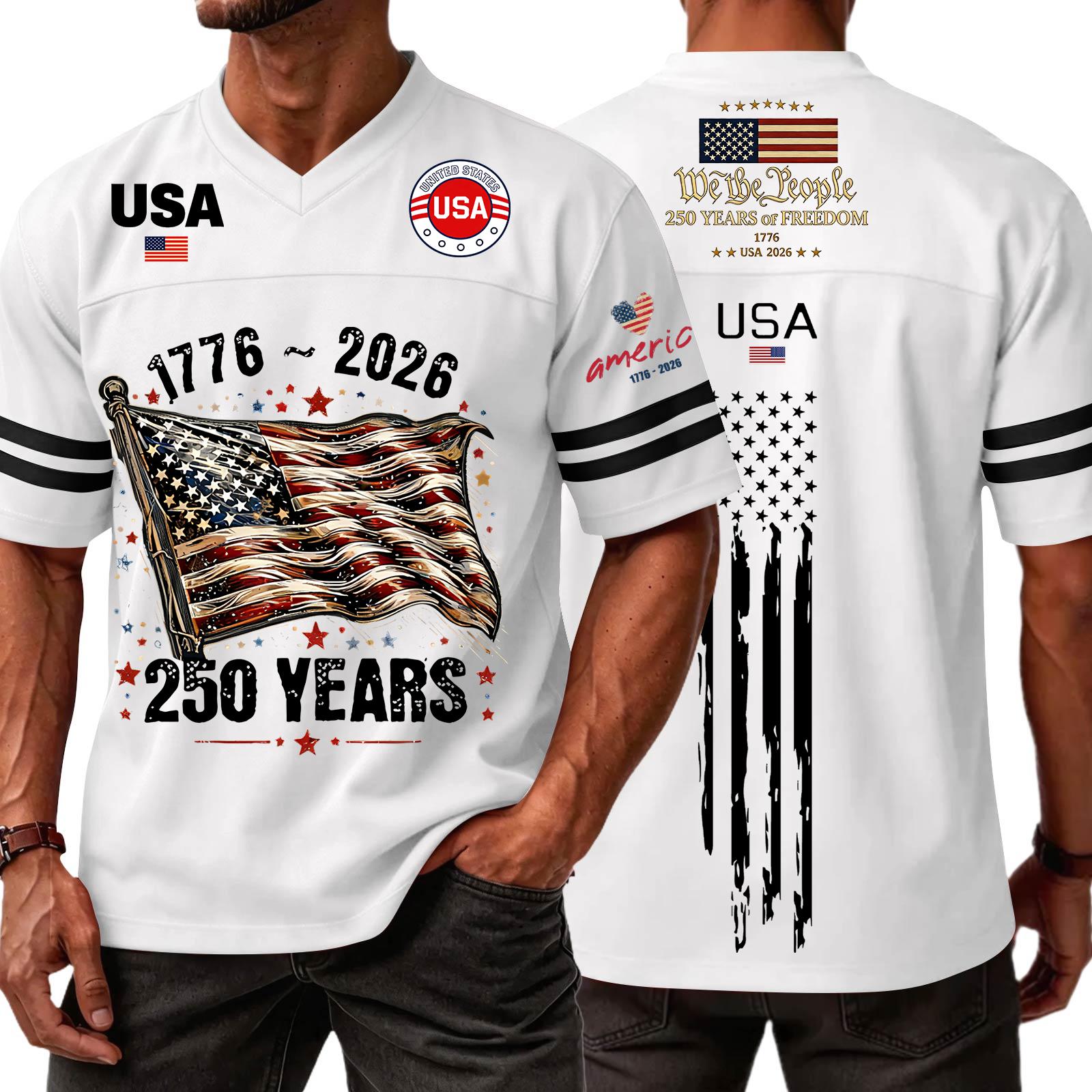 

Men s Casual Fashion V-Neck Independence Day Print Short Sleeve Sports T-Shirt Top XS