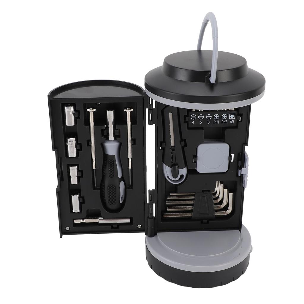 Portable Camping Lantern Multifunctional LED Emergency Camping Light with Tools Set for Outdoor