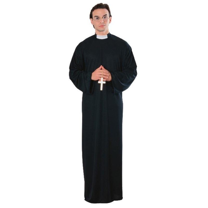 Halloween Priest Priest Costume, Masquerade Mary, Missionary Jesus Male Missionary Priest Costume