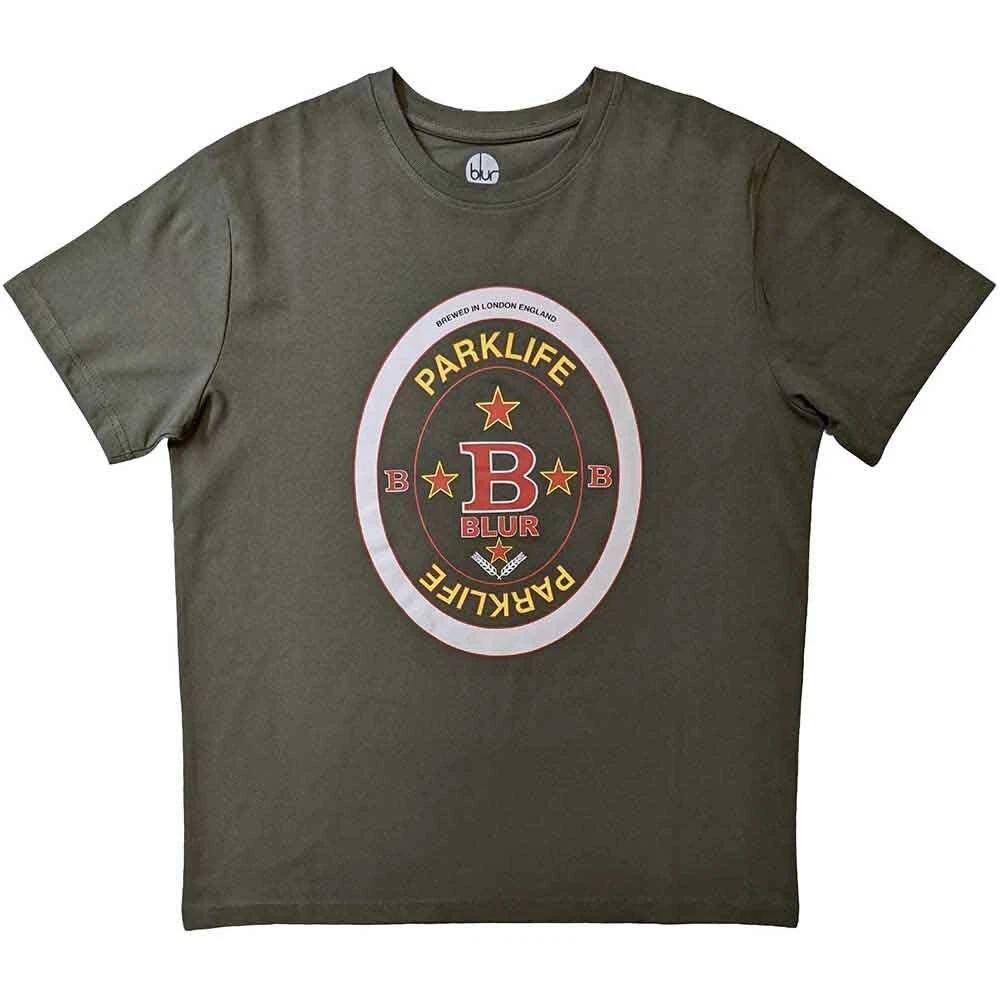 Blur  Parklife Beermat  Green T shirt - NEW OFFICIAL M