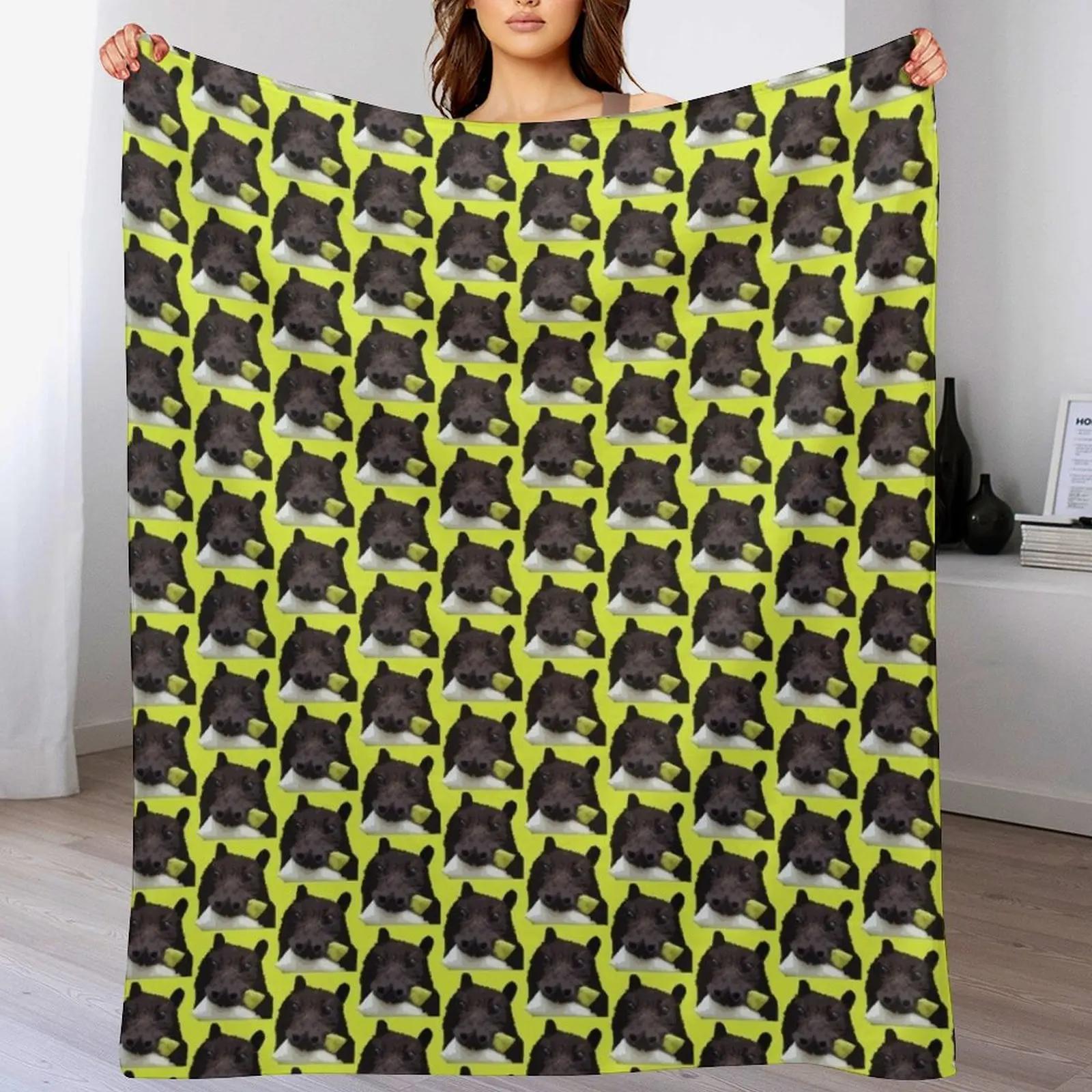 

Batzilla Margos Pear Face Throw Blanket Fluffy Cozy Throw Blanket for Home Decor 102x76cm(40x30in)